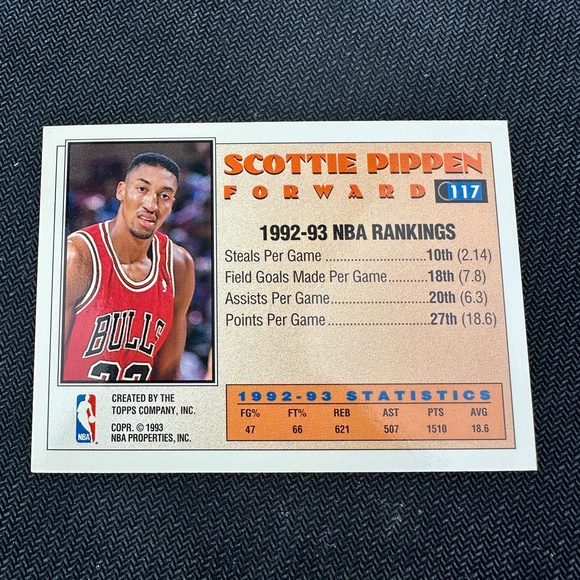 Pippen & Rodman 90's Bulls 8 card lot - Picture 9 of 13